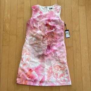 Tommy Hilfiger Pink and White Floral Dress